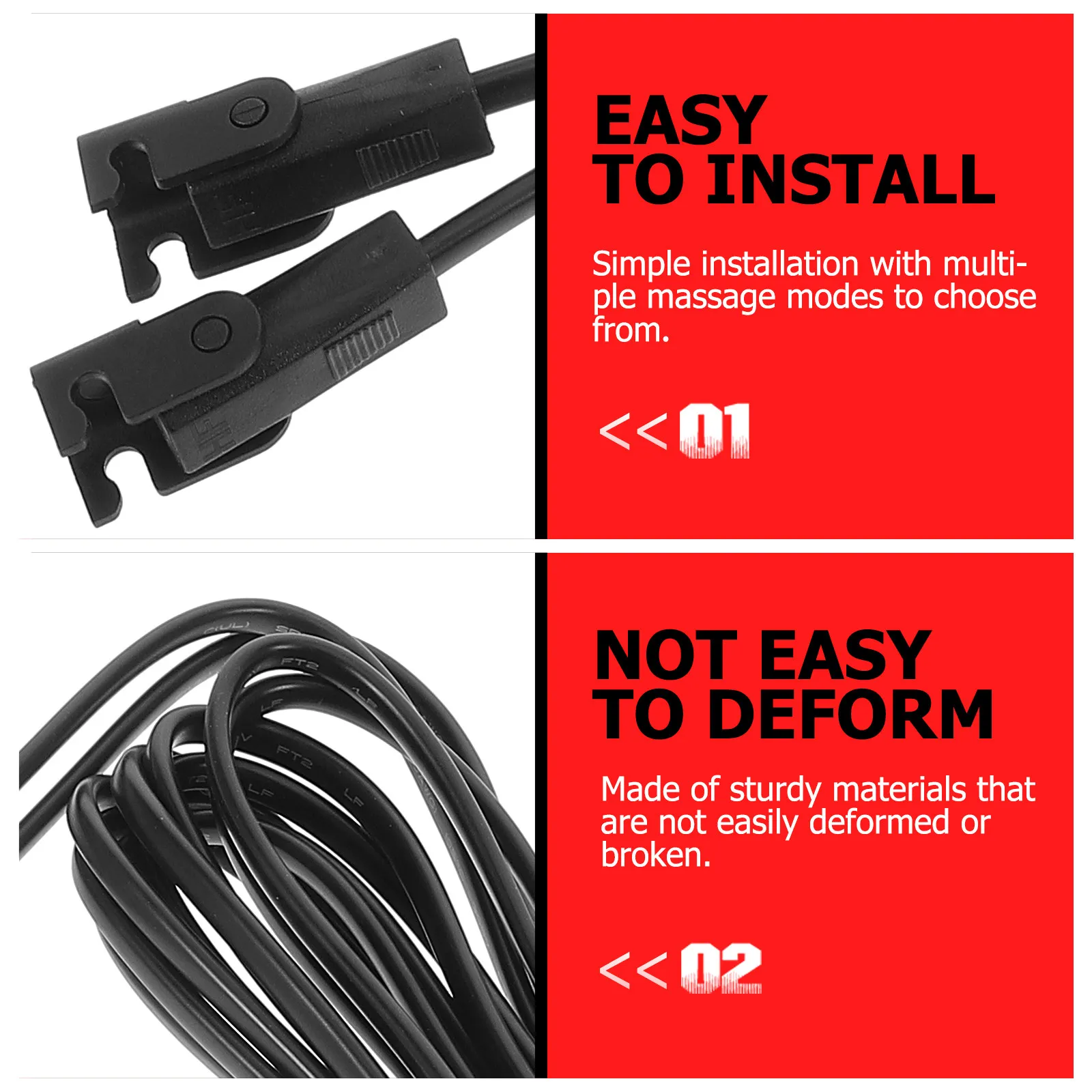 Electric Recliner Power Adapter -Pin Extension Cable for Massage Chairs Couches Lounge Sofas Office Chairs Recliner