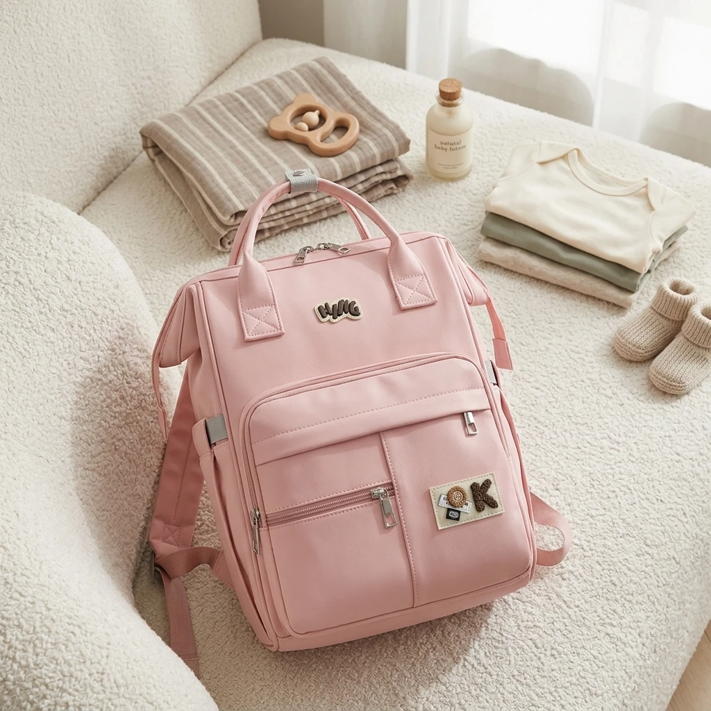 Premium Waterproof Maternity Bag with Advanced Organizer Durable Comfortable High Quality Portable Coach Style Mommy Essentials