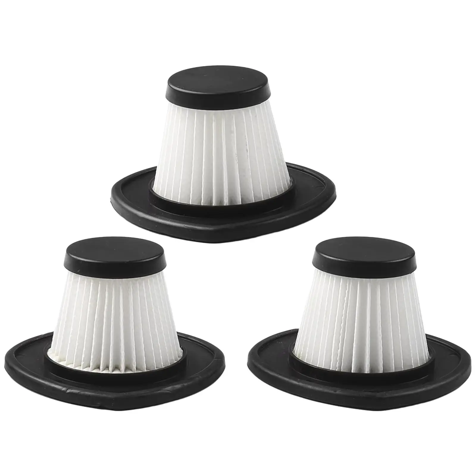 3 Pcs Filters For R-6053 Handheld Car Cordless Vacuum Cleaner Household Supplies Cleaning Spare To Replace