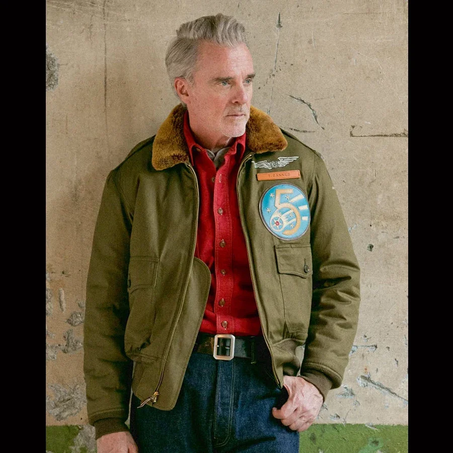 JUGUETES McCOY American early TYPE B-10 chaqueta personalizada chaqueta de lana con clip y cuello de lana real