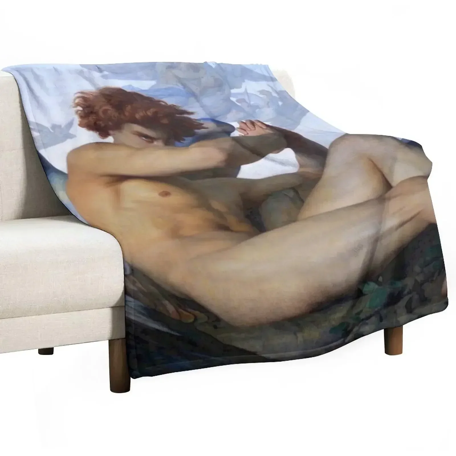 

FALLEN ANGEL - ALEXANDRE CABANEL Throw Blanket Hair Single Blankets