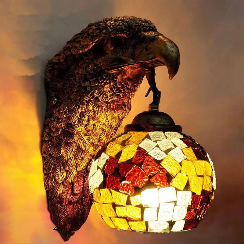 APRIL Contemporary Eagle Wall Lamp Personalized And Creative Living Room Bedroom Hallway Bar Decoration Light