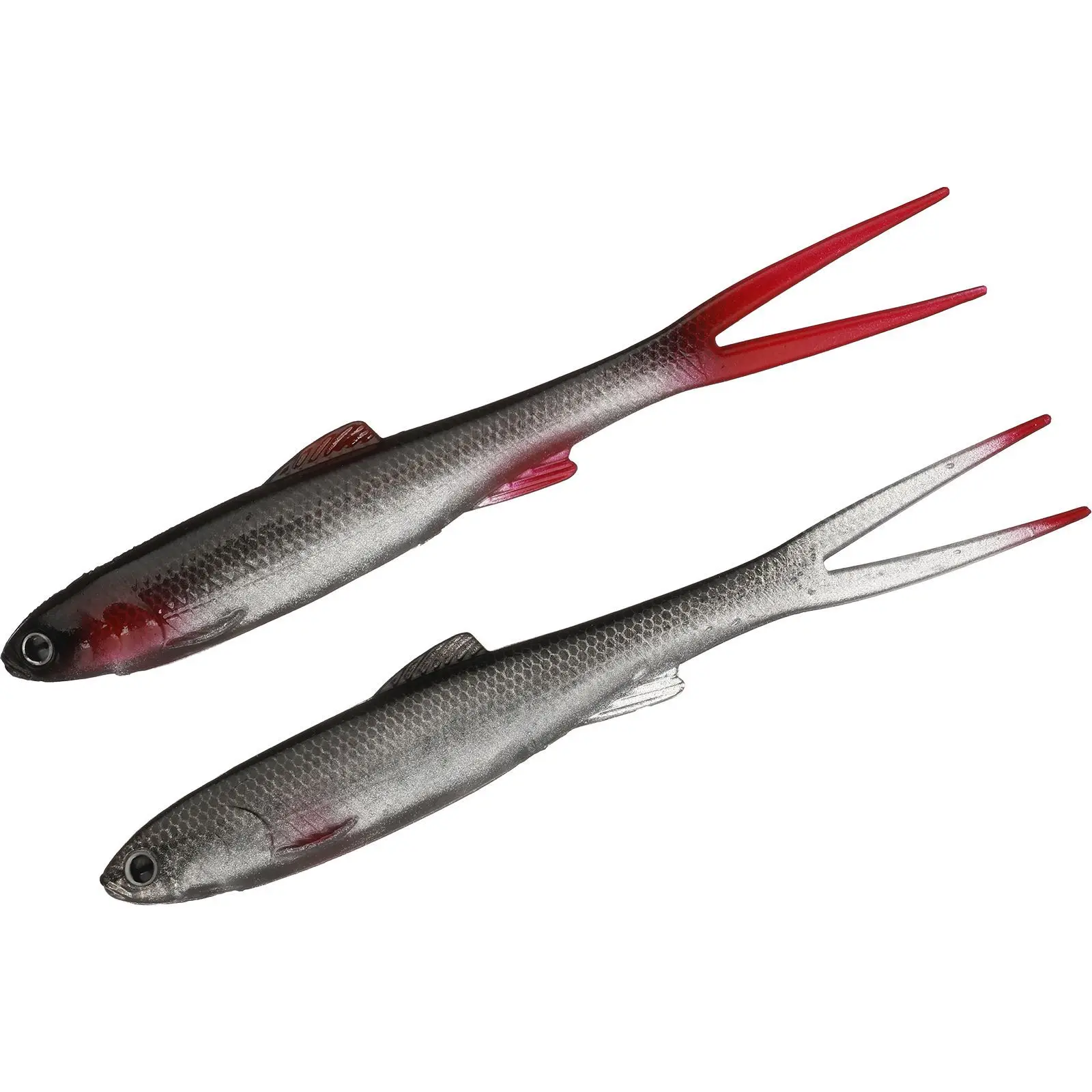 Vinilo MUKUN Split Tail Forked Fish – Señuelo biónico para atún - imagen 4