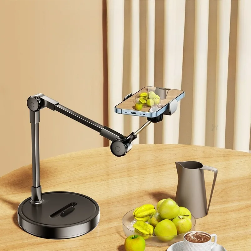 Phone and Tablet Stand: portable foldable multi-angle adjustable stand, used for live streaming and recording of online classes