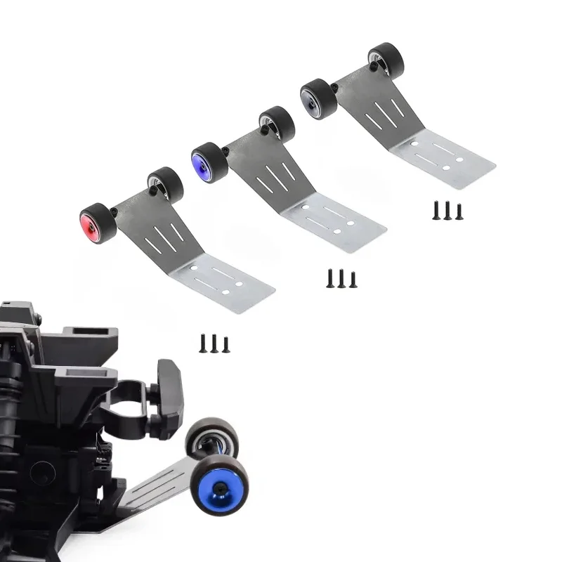 شريط Wheelie المعدني لـ Traxxas Mini Maxx، استمتع بعجلات آمنة وتحمي جسم الشاحنة من أضرار التصادم، جزء ترقية RC