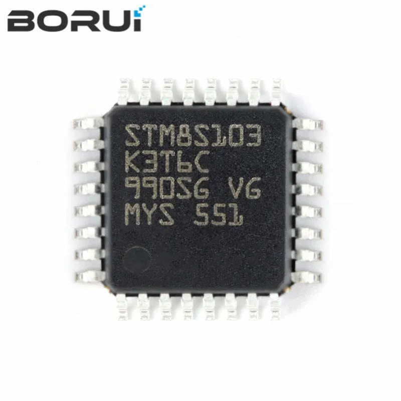 (5-10piece)100% New STM8S103K3T6C STM8S103 K3T6C QFP-32 Chipset