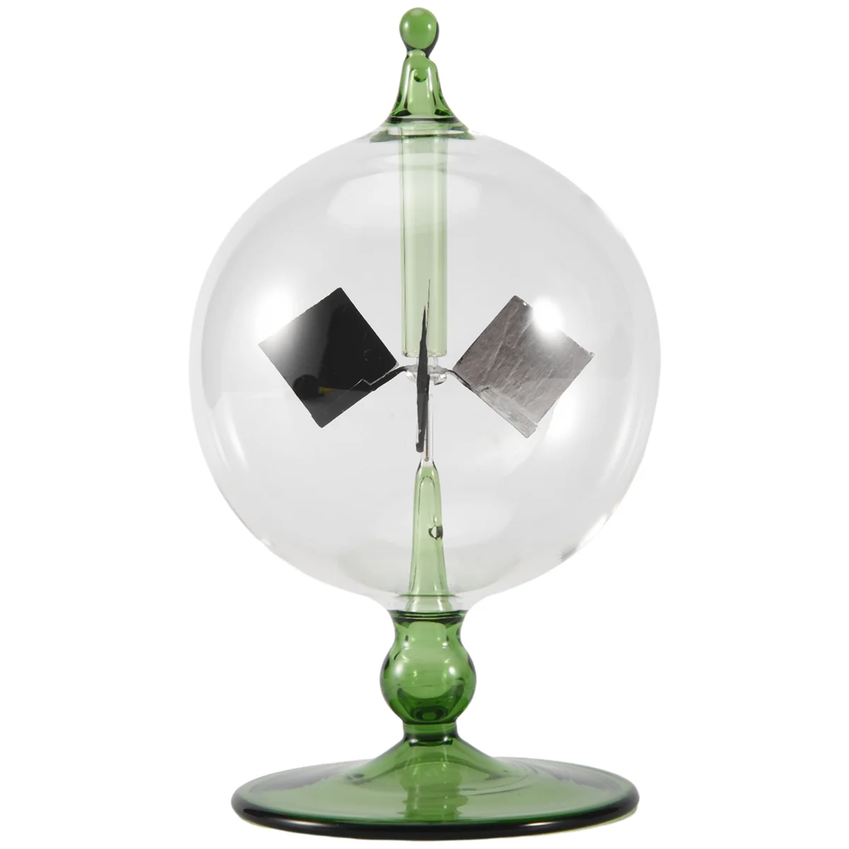 Radiometro a energia solare verde Crookes Solar Energy Spinning Vanes Windmill Gift Home Desk Decoration
