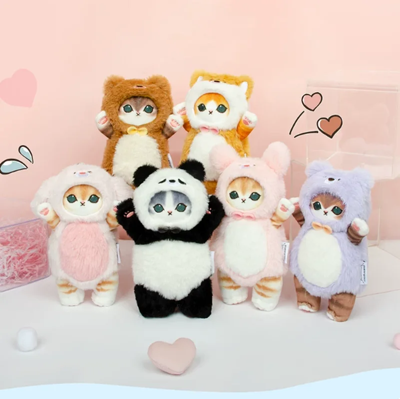 

В наличии: 50-сантиметровые плюшевые игрушки Mofusand Kawaii Cos Cat, милые животные-плюшевые игрушки, косплей-персонажи, панда, кролик, плюшевая кукла, подарки на фестиваль, сюрприз-подарки