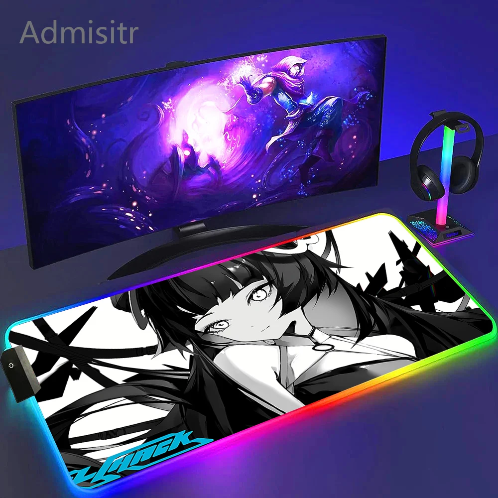 Anime Kazemi XXL Deskmat Marvel Wallhack Frenzy Faith Yume Gaming Mouse Pad RGB Rubber Gamer Computer Laptop MousePad Speed Mats