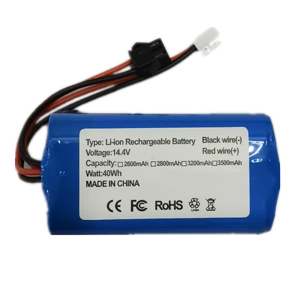 High Capacity 100% Original INR18650 M26-4S1P Battery For Cleaning Robot Battery RV700 RV720 RV750 RV755 R85 S87 RV761 RV771