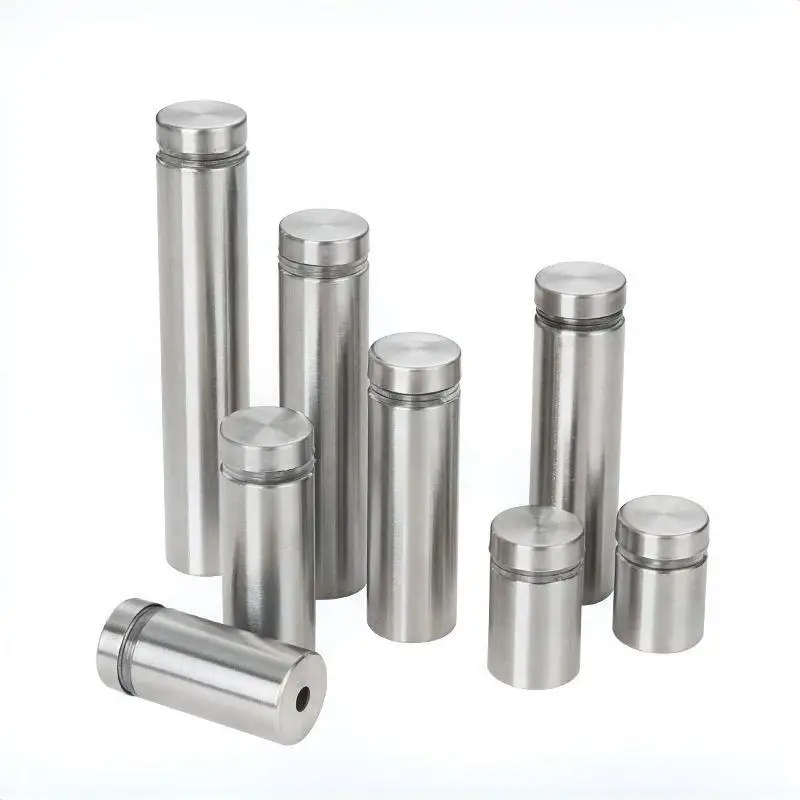 New 10pcs Stainless Stand Off Bolt Billboard Fixing Screws Glass Fasteners Signage Bolt Standoffs Bolt