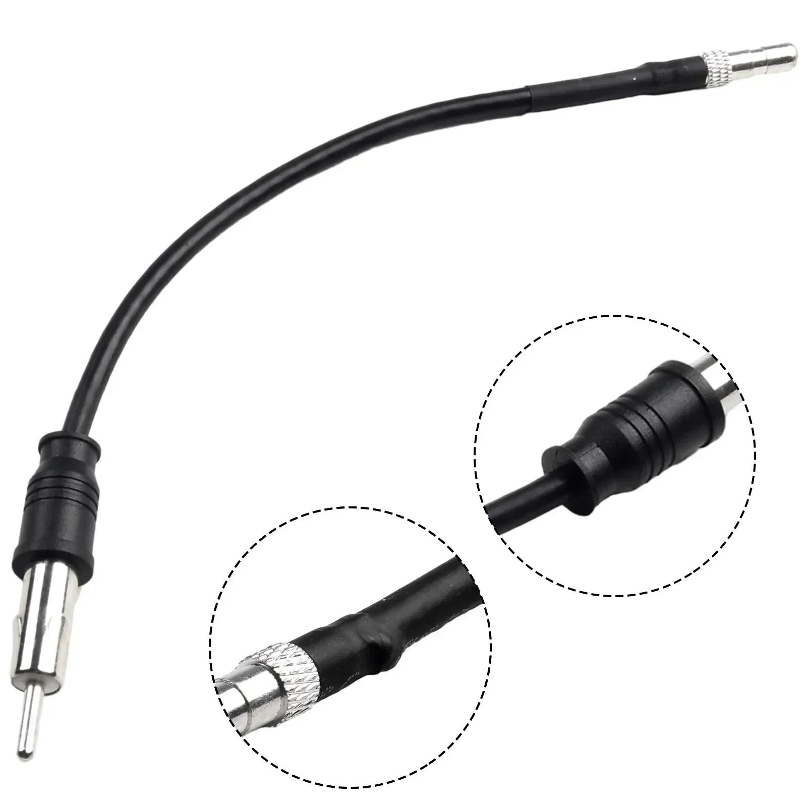 

Ar Radio Stereo Antenna-Adapter For Chevrolet For Chrysler For Dodge Black Automobiles-Parts Car Electronics