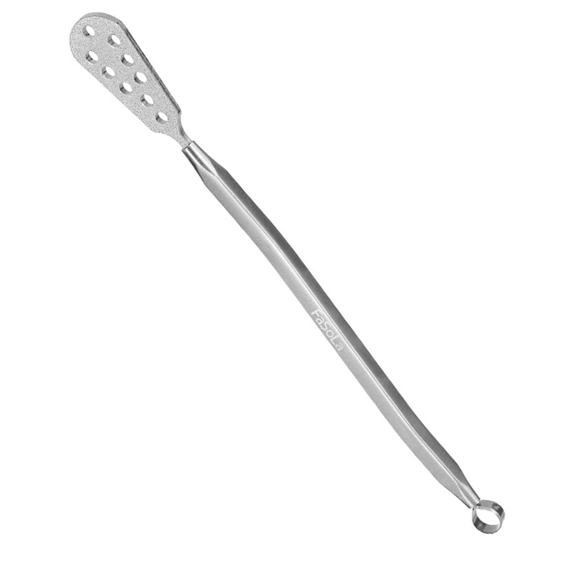 1Pc Professional Foot Scraper Stainless Steel Foot Care Pedicure Scraper Portable Exfoliating Tool