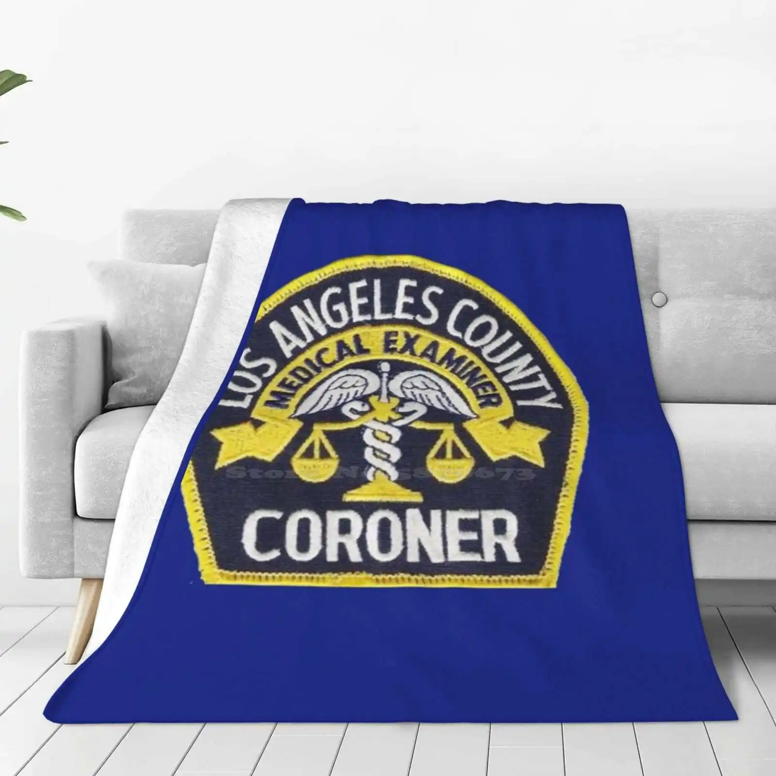 Los Angeles County Coroner Four Seasons Comfortable Warm Soft Throw Blanket Los Angeles County Medical Examiner Coroner Quincy