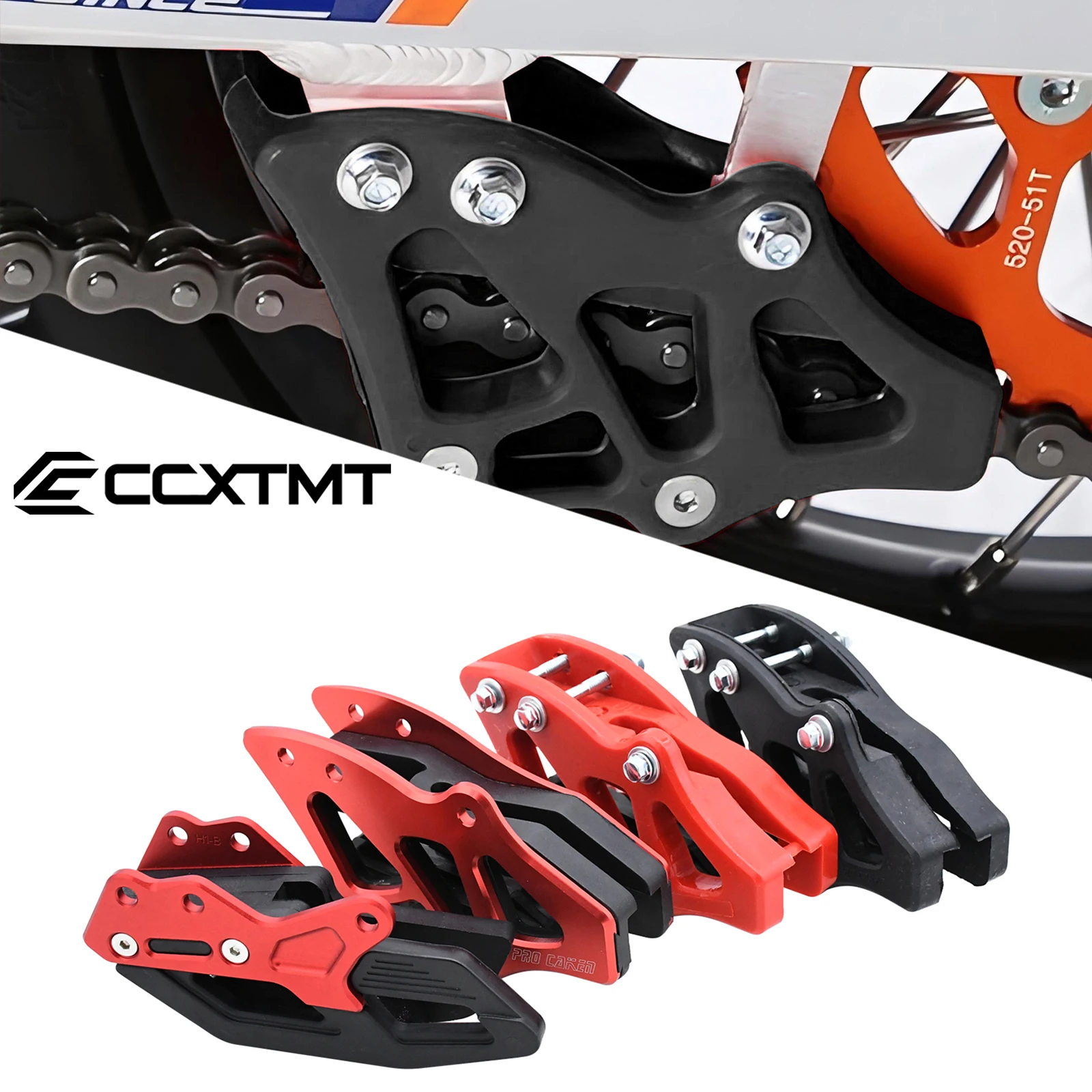 Protector de guía de cadena trasera de motocicleta para Honda CR125 CR250 2005-2007 CRF250R CRF450R 2007-2023 CRF450X CRF450RX CRF250RX 2017-2023