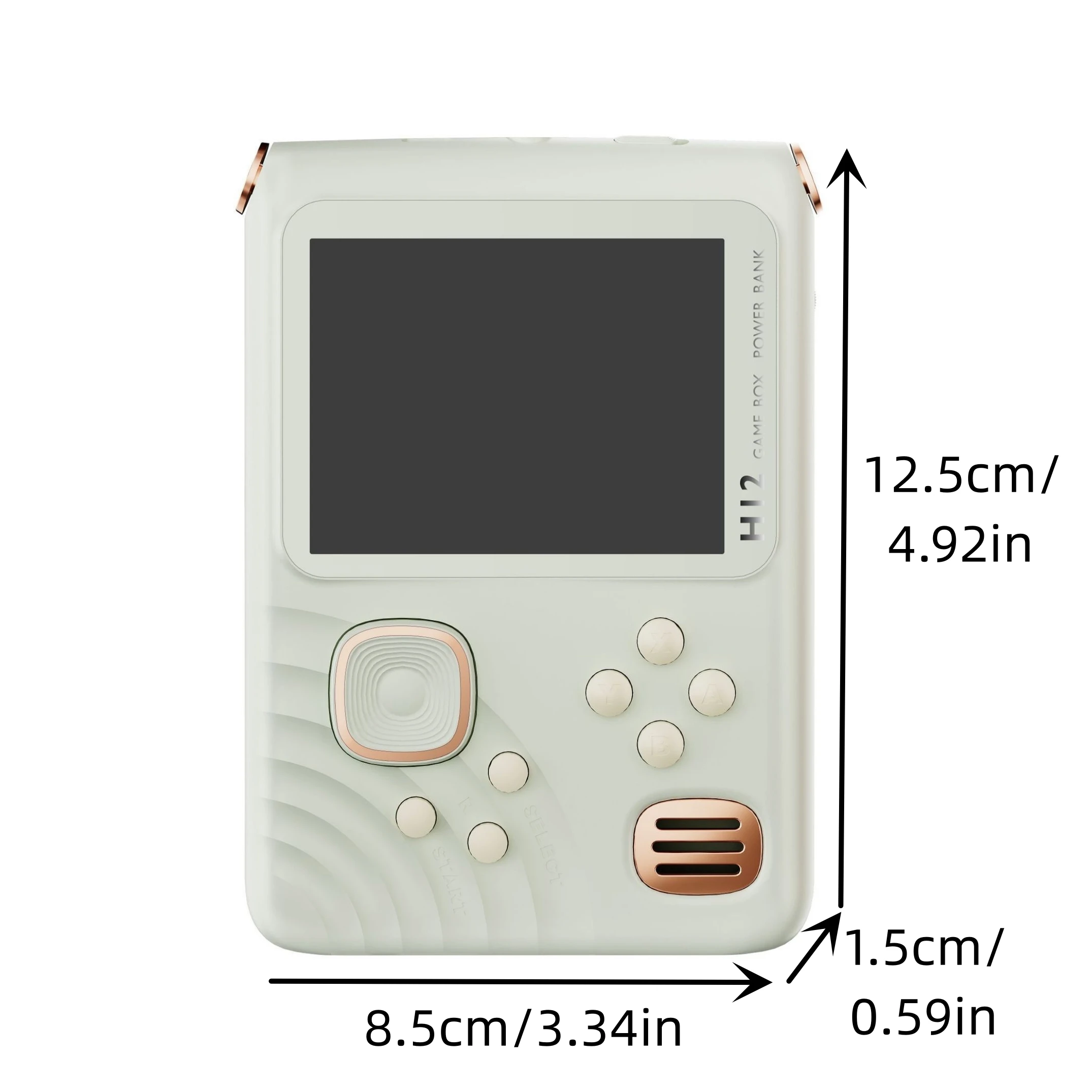 H12Pro-Mini consola de juegos Retro, dispositivo portátil de 3,5 pulgadas, 1000 en 1, 6000 MAH, clásico