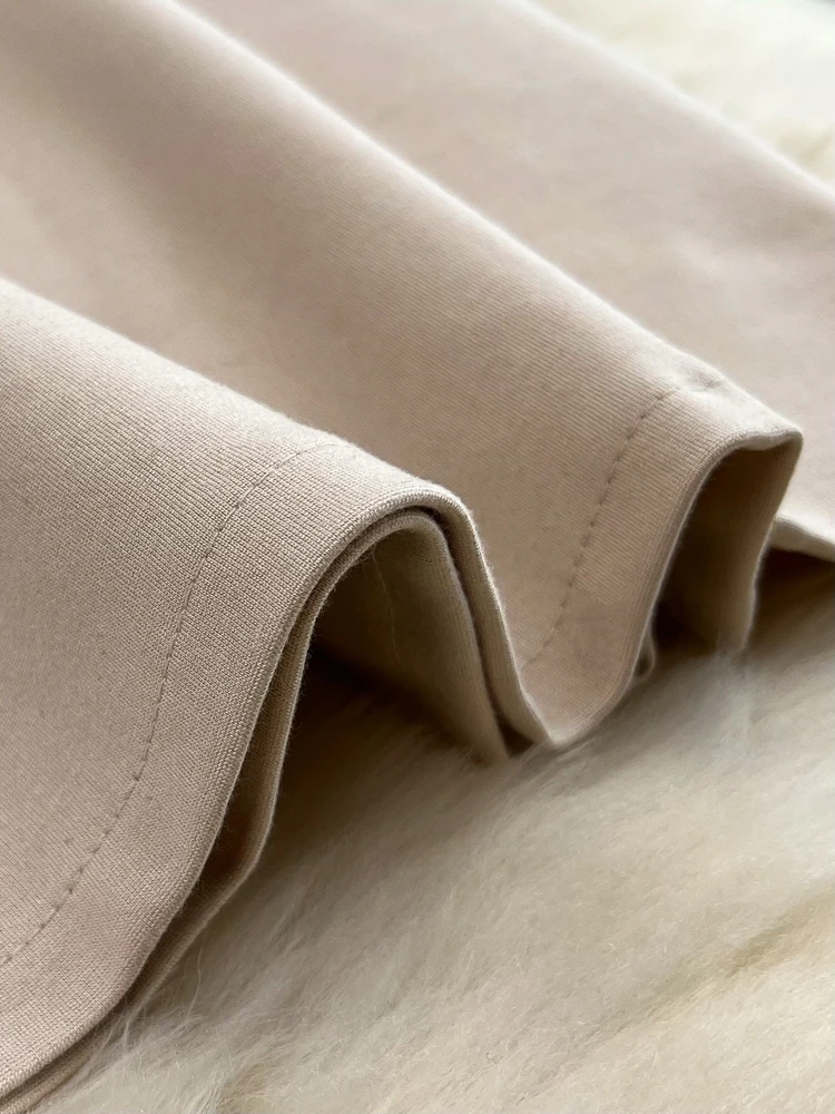 

Faionable однотонная асимметричная женская деловая юбка с высокой талией на молнии и пуговицах, корейская юбка трапециевидной формы