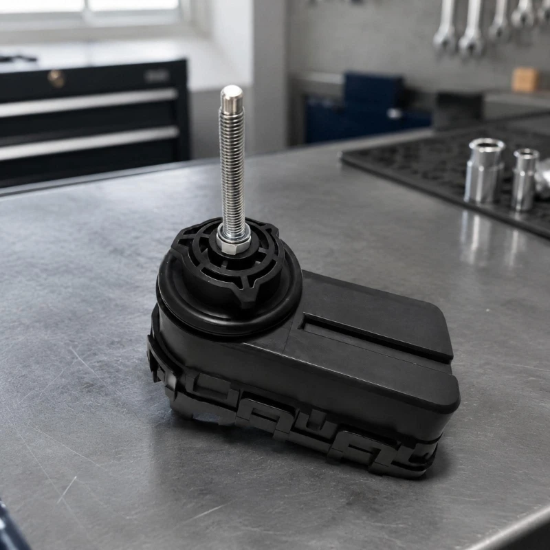 Replacement Headlight Adjustment Actuator with Integrated Housing, Replace 921302P000 for Headlamp Leveling X37F