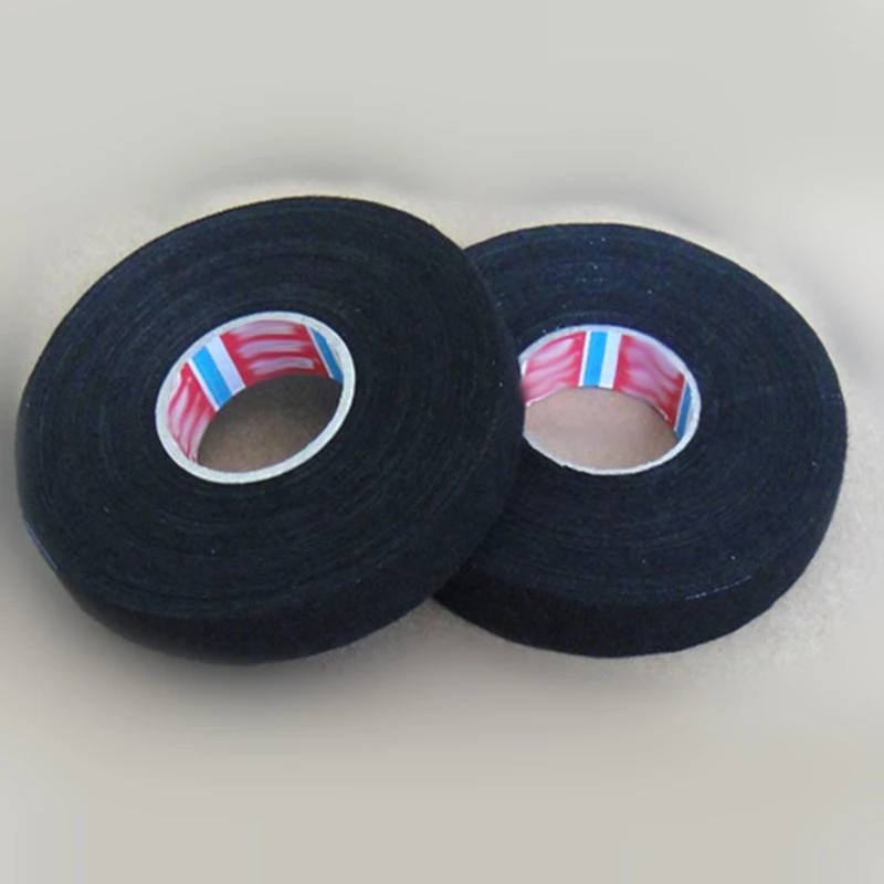 25M Heat-resistant Flame Retardant Fabric Tape Vibration Damping Noise Reduce Cloth Tape For Car Cable