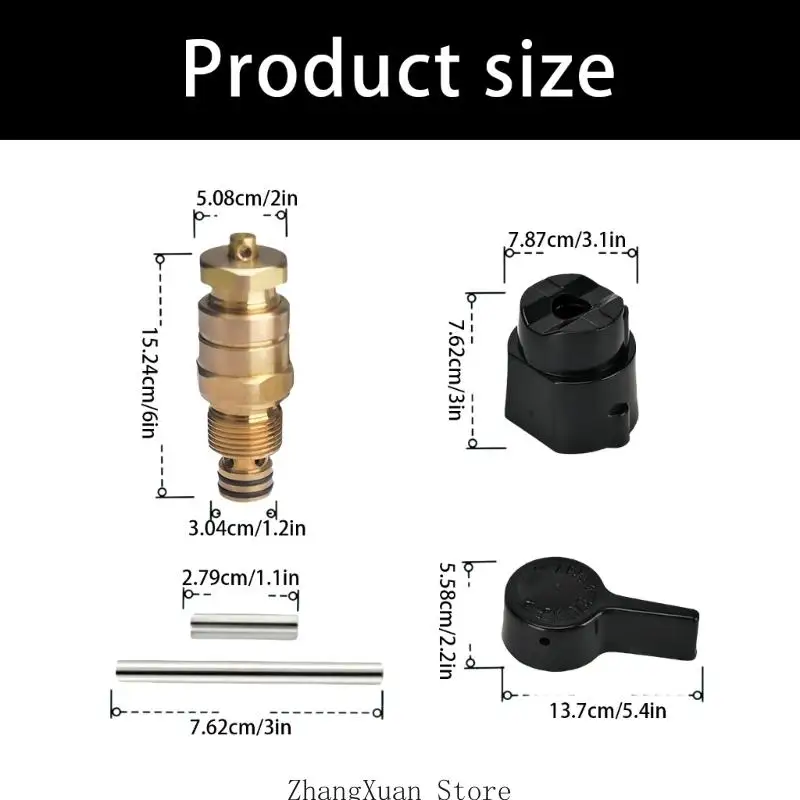 700258 Abflusskontrollbaugruppe für Airless-Farbspritzgerät mit schwarzem 3XUF – Detail 6