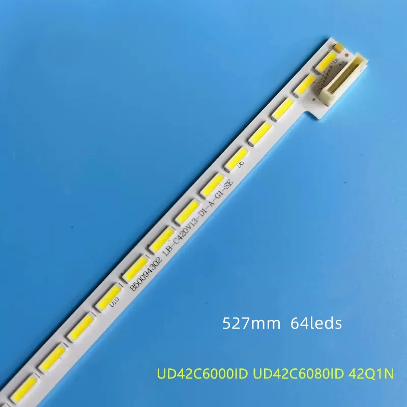 

LED Strips FOR Changhong UD42C6000ID Strip Light 42Q1N LCD TV Backlight M420U13-E1-L Display Light 527mm 64leds