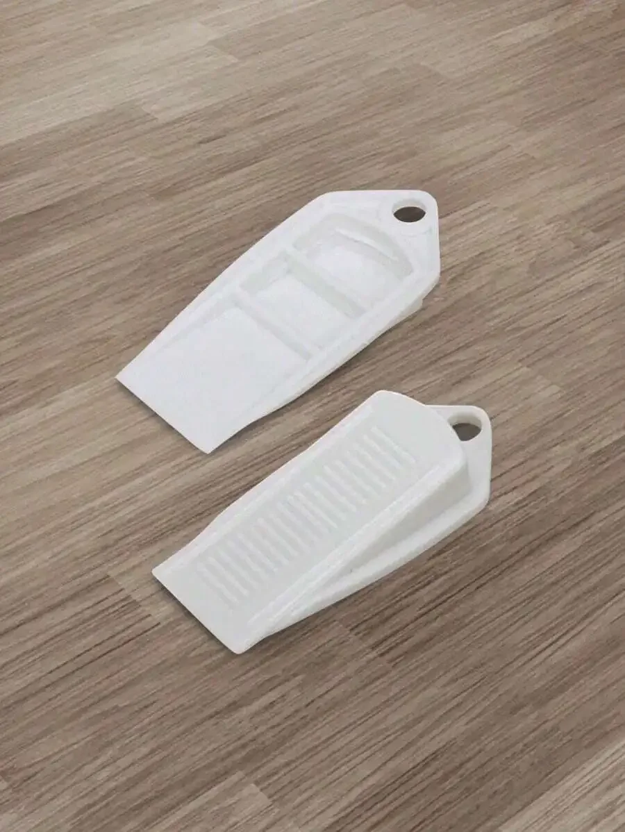 

2PCS Rubber Door Stopper Wedge Heavy Duty Stackable Door Stop For Carpet Floor Door Gaps Sturdy For School Office Home