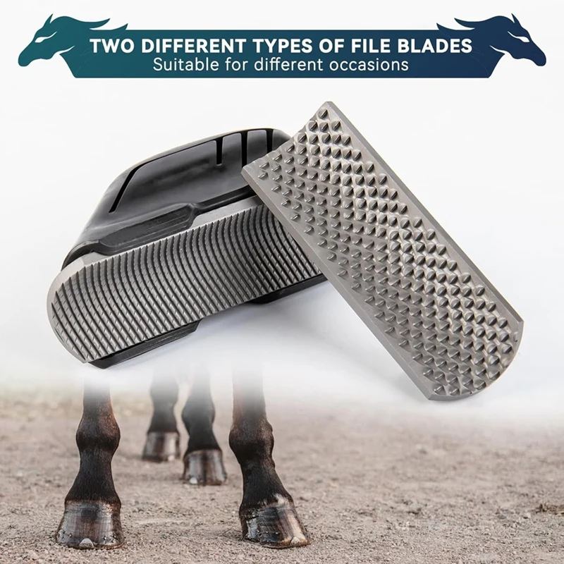 Farrier Hoof Rasp File Handle Hoof Trimming Tool with Fine Teeth Option for ,Goat,Horse,Pig and Other Animal Hooves-A26I view 4