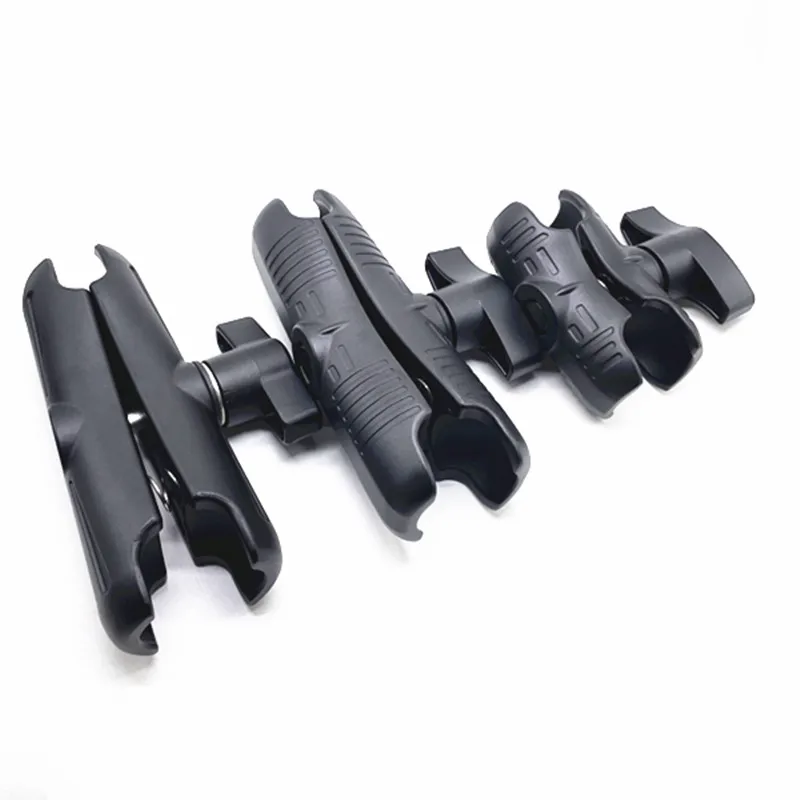 Heavy Duty Equipment Mounts Rugged and Stable D size  Aluminum Double Socket Arm for Boat Fish Finder Bracket