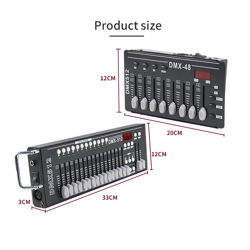 Mini controlador DMX Par LED, consola de luz para DJ, consola de DMX-48, estándar internacional Universal, Control DMX512