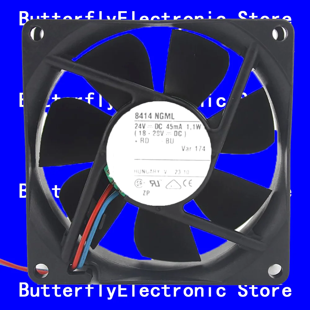 

NEW ORIGINAL 8414NGML 8414 NGML 24VDC 1.1W COOLING FAN 8025 80*80*25MM