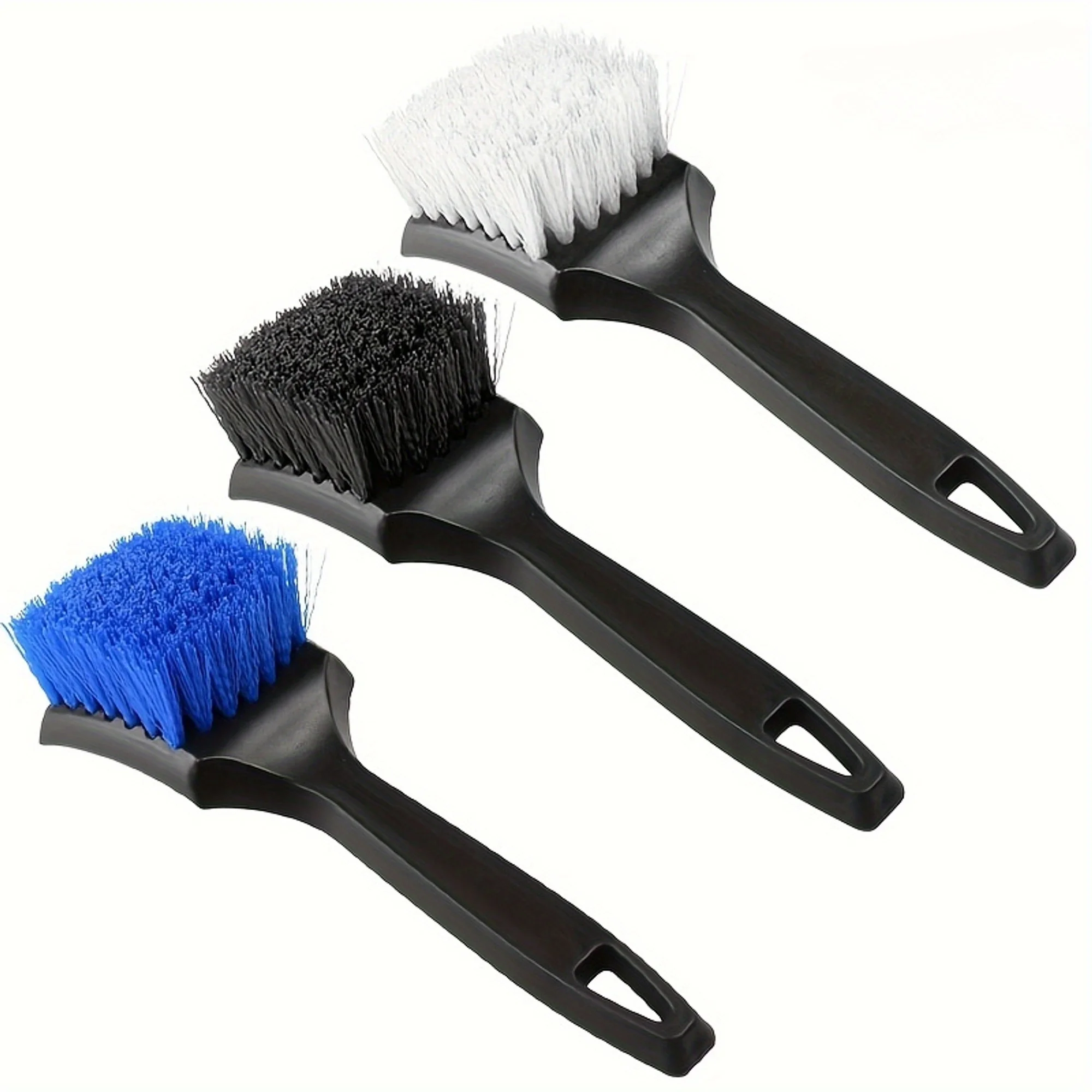 1PC Car tire cleaning brush, car beauty detail brush, floor mat fabric, car wash brush, car cleaning hard brush