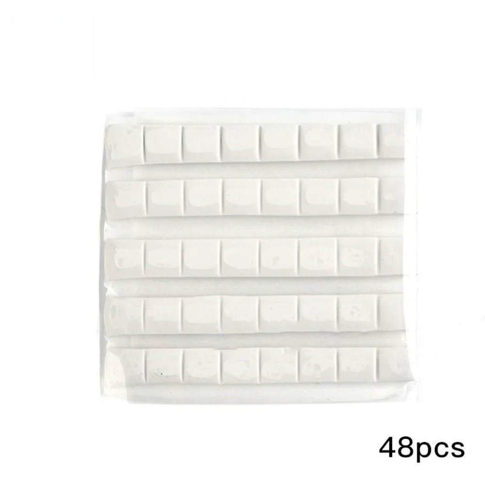 30/48/96Pcs Reusable Reusable Adhesive Clay Tacky Gel Nail Practice Tool Nail Art Clay Multifunctional DIY Cleaning Glue