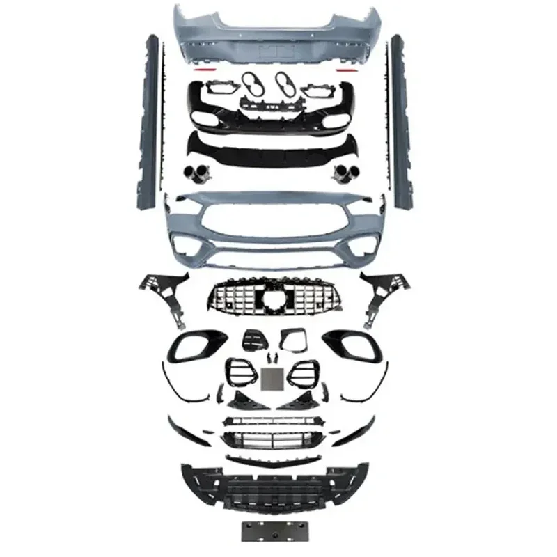 Auto Accessories Body Kit for  CLA W118 Wi18 AMG45 New Side Skirt Tail Grille Front Rear Bumper ABS  Upgrade