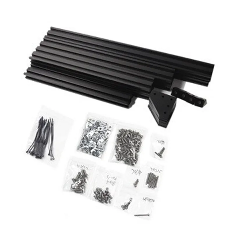 

For Prusa i3 MK2/2.5/3 Bear 2.1 Black 2040 v-slot aluminum profile frame kit