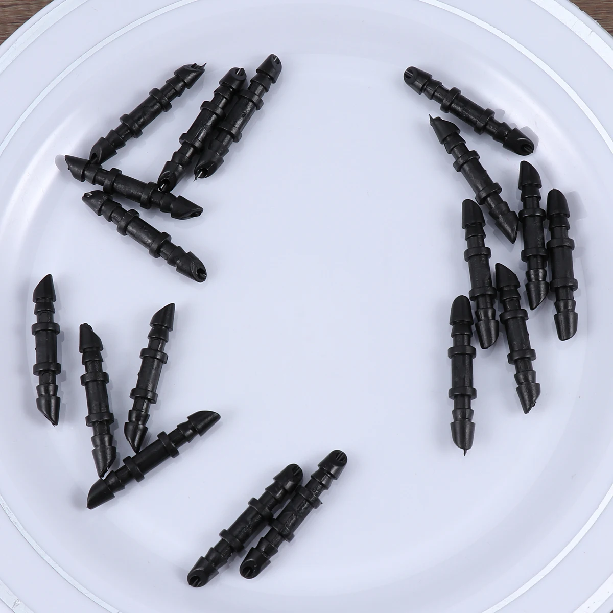 

20pcs 6Mm Barb Straight Connector For Drip Irrigation Micro Tubing Fitting Hose Adapter Plumbing Garden