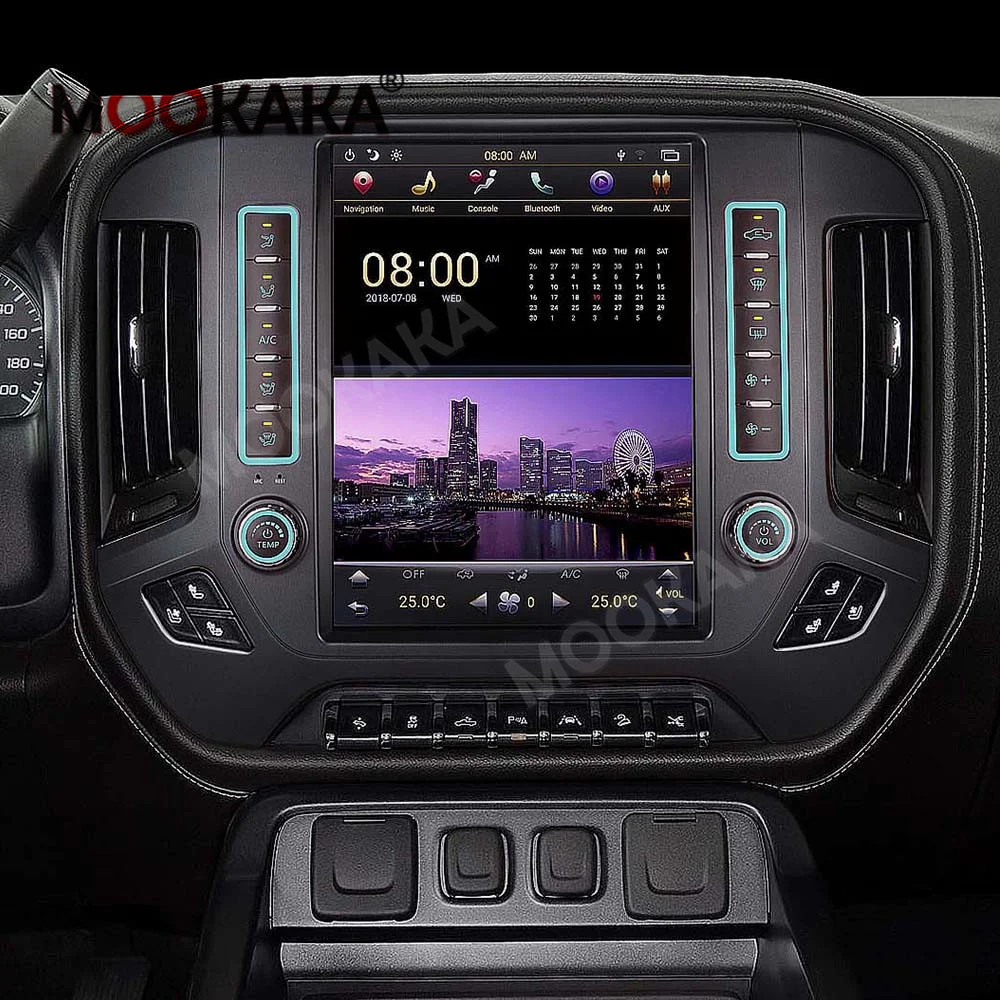 

Автомагнитола для Chevrolet Silverado GMC Sierra 2015 + Carplay, Android, радио, мультимедийный плеер, GPS-навигация, автомагнитола