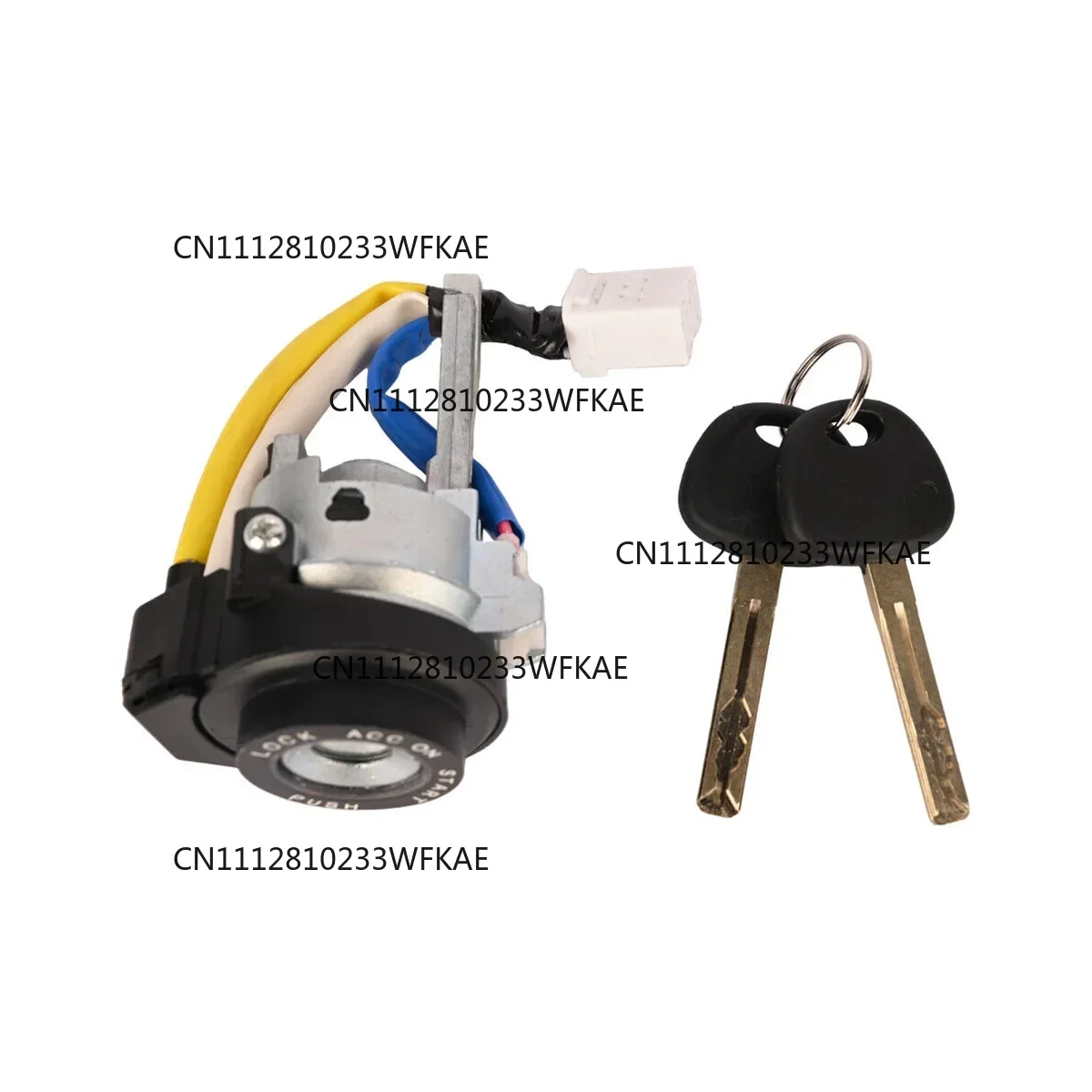 Ignition Lock Cylinder Switch and 2 Keys for KIA 11-15 OPTIMA 13-17 RIO 81900-1WK00