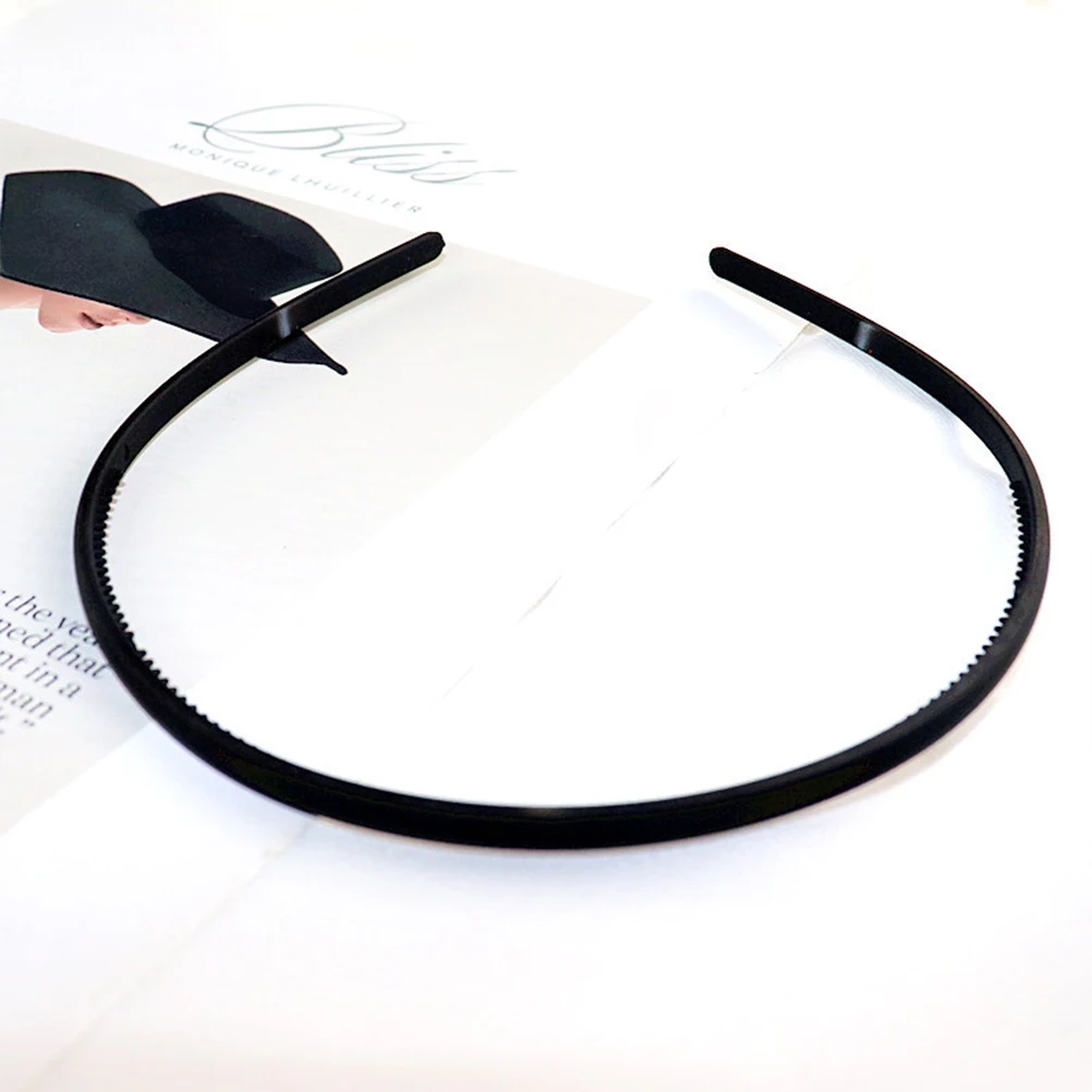 

12Pcs Colorful Hair Hoops Anti- Fine Teeth Soft Lightweight Women Hair Accessories Fashion Headbands Random Color