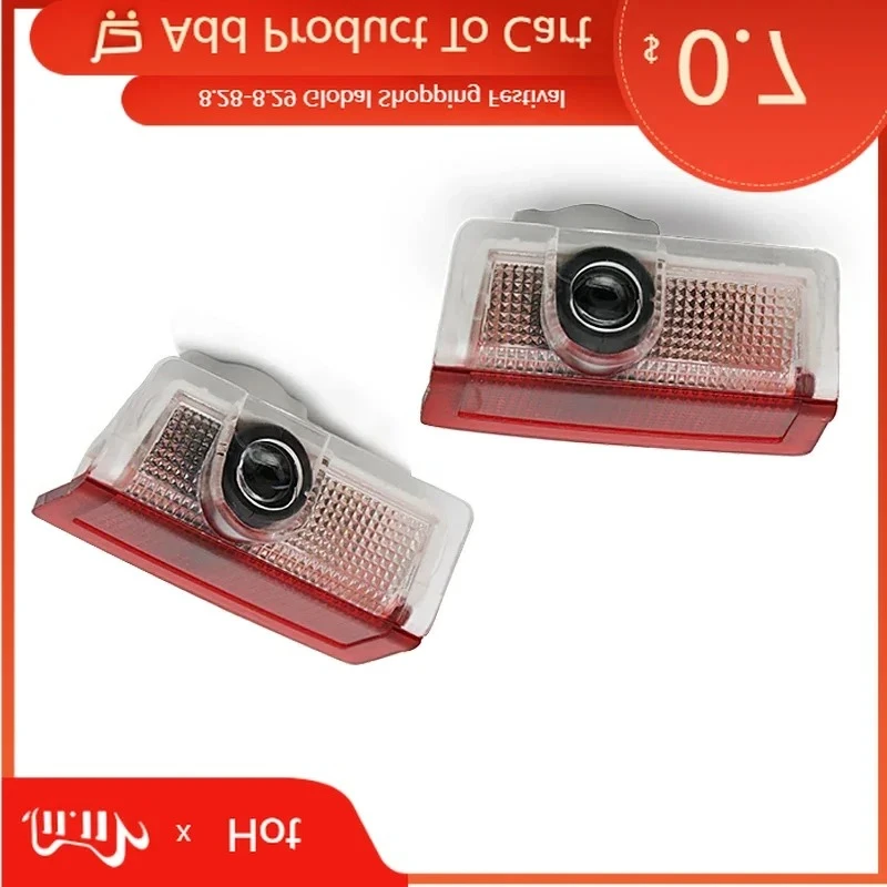 

For MERCEDES-BENZ Car Sticker 2026 Hot 2Pc LED Car Door Welcome Light Logo Laser Projector Lamp For Mercedes Benz E C Class W205