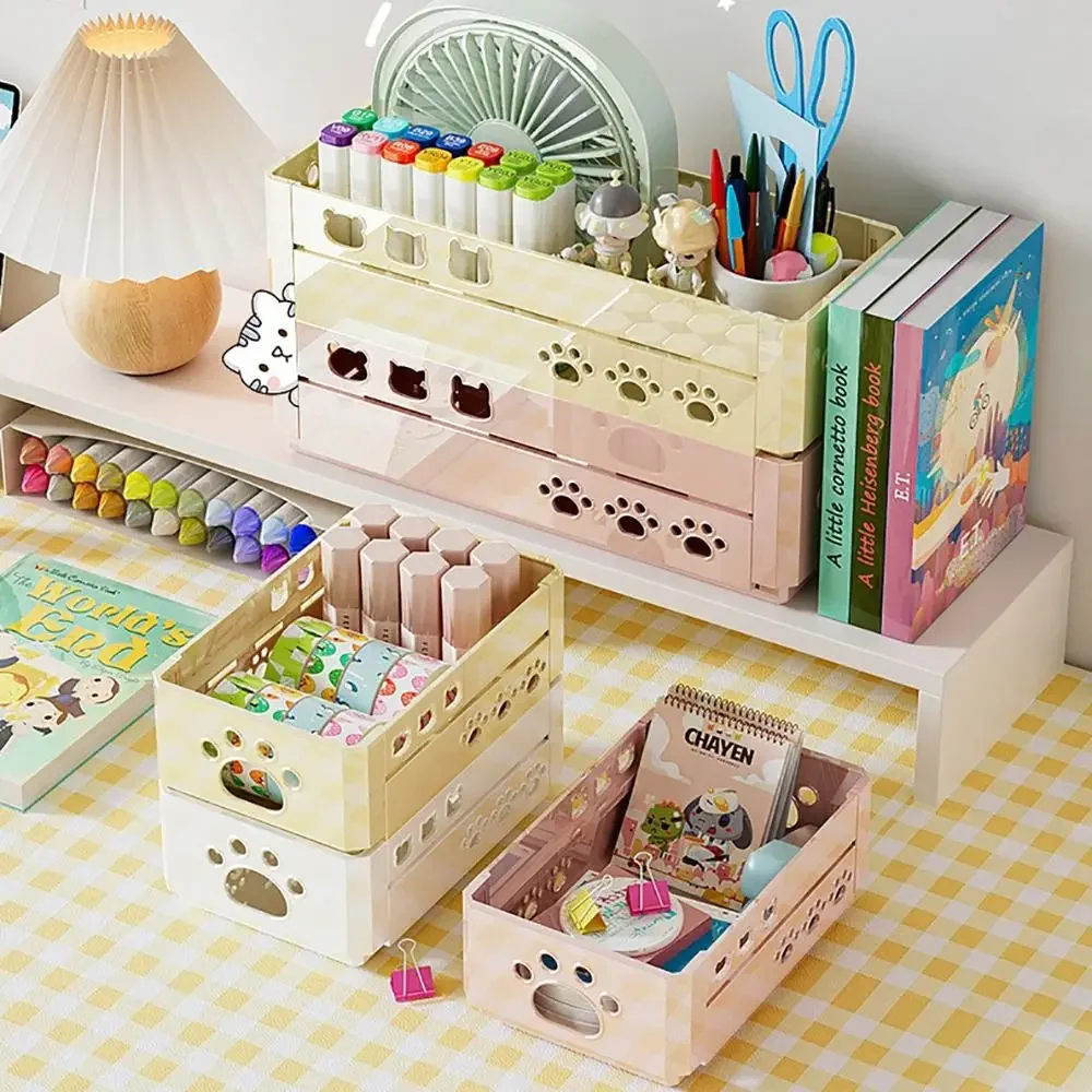 

Desktop Organizer Drawer Stationery Organizer Desktop A4 File Cabinet Shelf Cosmetic Dormitory Organizer