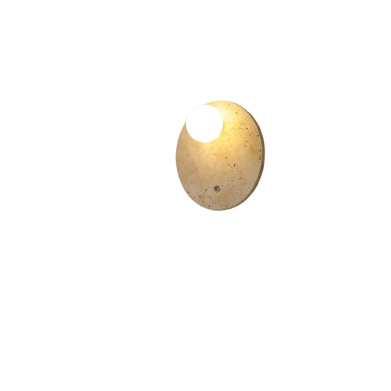 

Japanese style wabi-sabi wind bedroom bedside wall lamp
