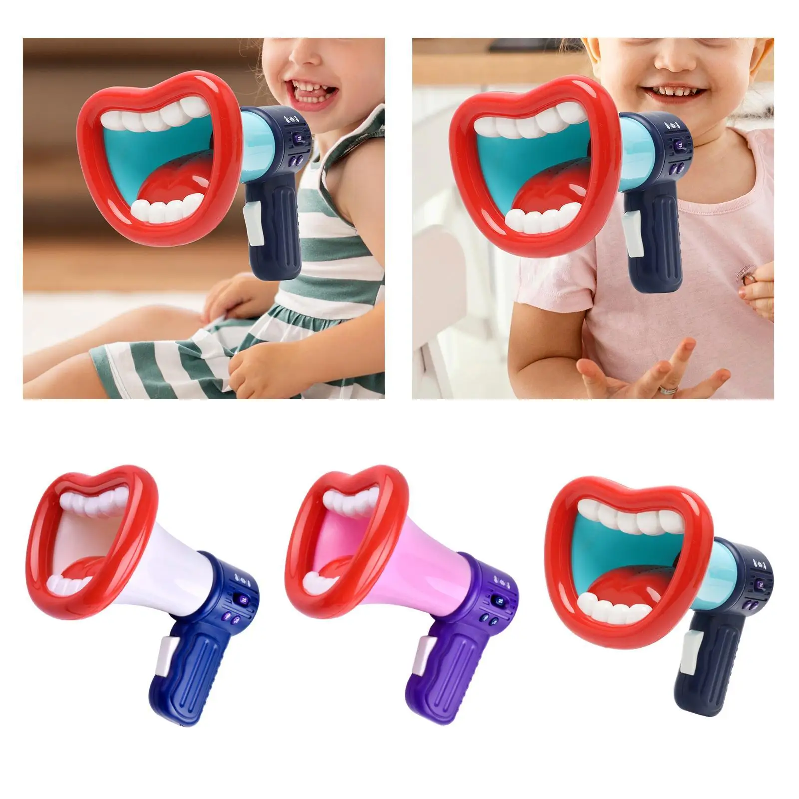 Voice Modulation Toy for Kids with Grip Handle and Amplifier Function