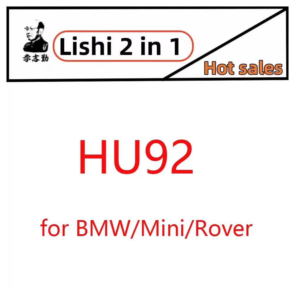 Lishi 2 in 1 HU92 Decoder Tool for BMW/Mini/Rover HU92 (2-Track)—Twin Lifter