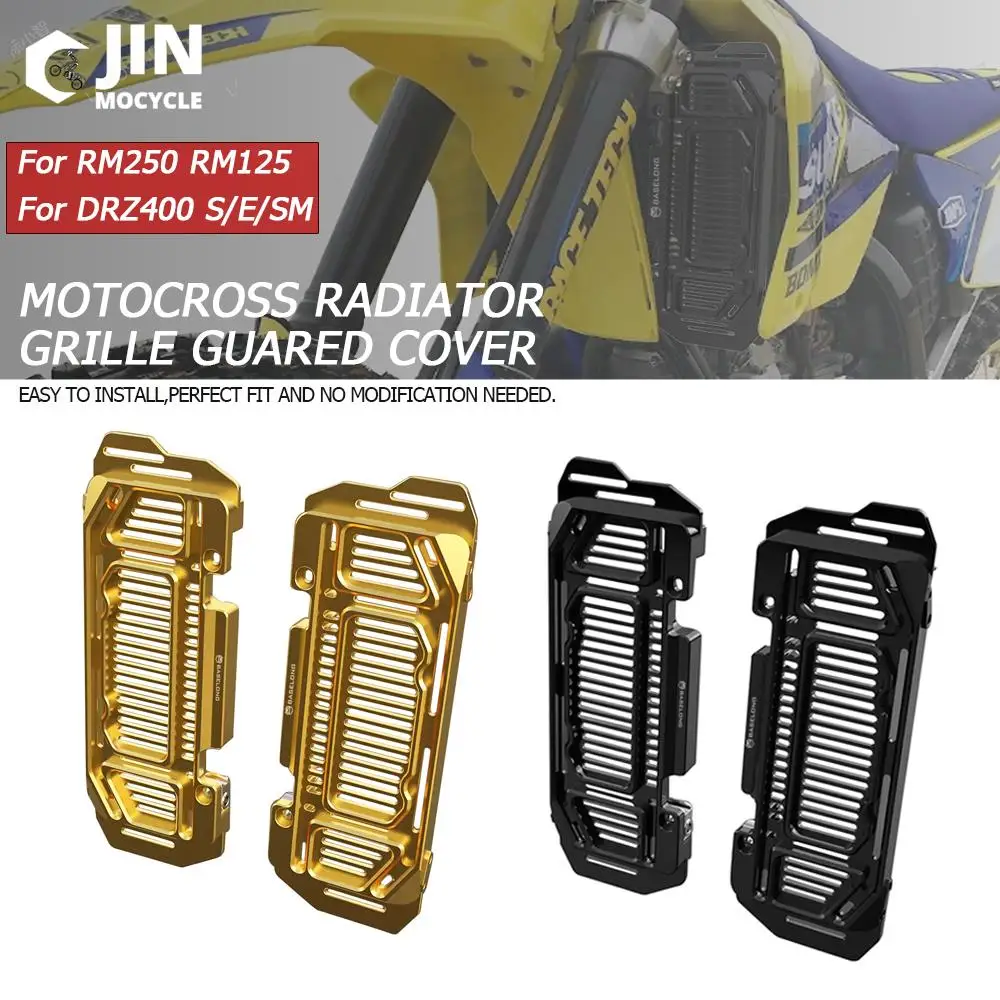 

Motocross Parts For Suzuki RM125 2008 2007 2006 2005 2004 2003 2002 2001 RM 125 Motorcycle Aluminum Radiator Grille Guared Cover