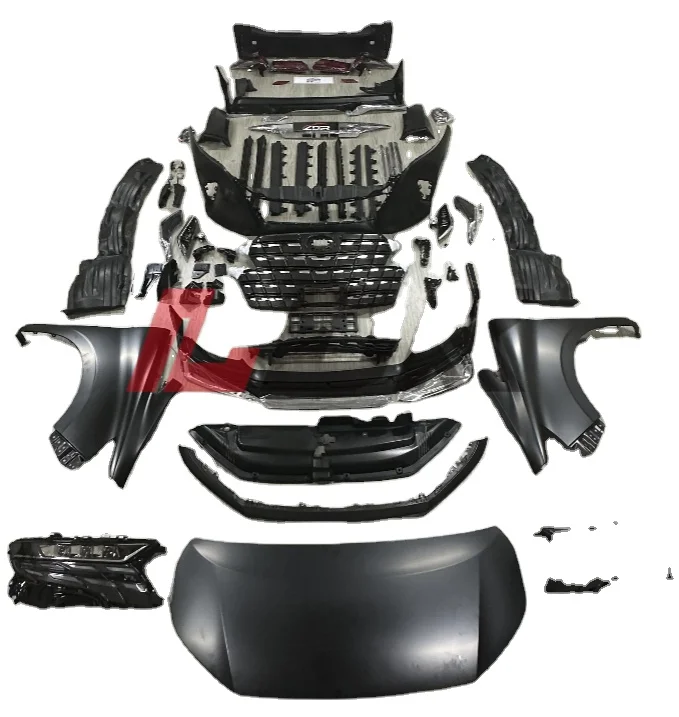 

2024 Style Body Kit for Alphard 40 Series Front Rear Diffuser Side Skirt Bumper New Condition Modellista SC Style