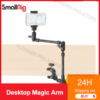 Smallrig Desktop Shooting Magic Arm with Crab Clamp Kit Adjustable two-section extended magic arm For Desktop Photography Kits
