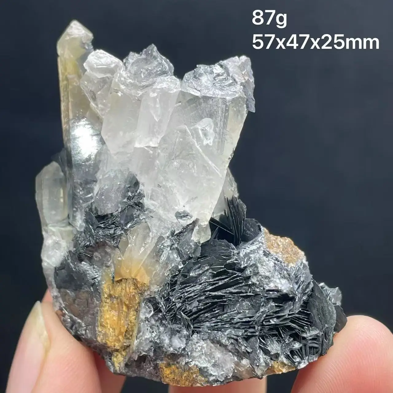 100% natural specularite clean quartz raw stone healing crystal from Guangdong jinlong