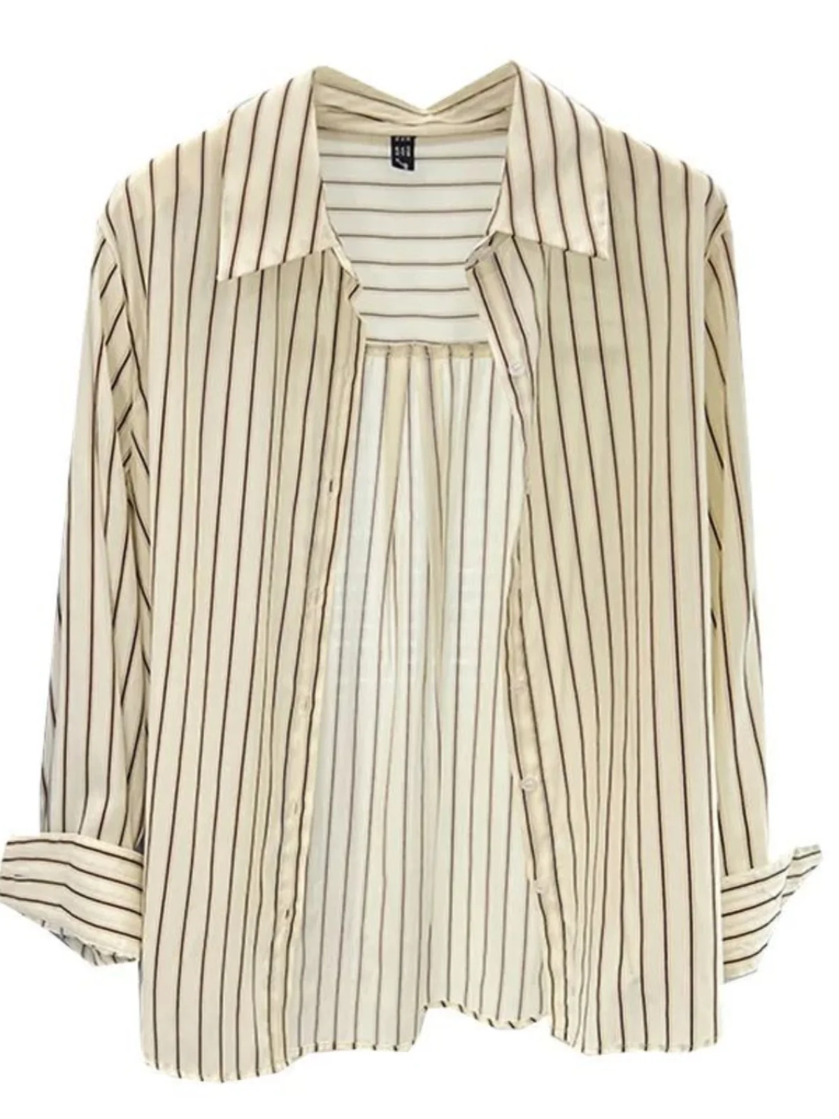 

Женская повседневная рубашка больших размеров в полоску, однотонная, свободного кроя, с длинным рукавом, дышащая, удобная, для уличного стиля