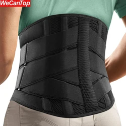 1Pcs Back Brace for Lower Back Pain Relief with 5 Stays,Breathable Back Support Belt for Men/Women,Anti-skid lumbar Support Belt