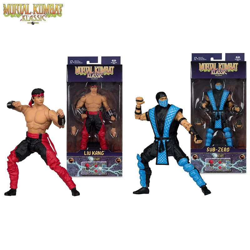 

Подлинная игра Mortal Kombat Liu Kang Sub-Zero, экшн-фигурка, модель игрушки, коллекция для мальчиков, детские подарки на день рождения, 18 см
